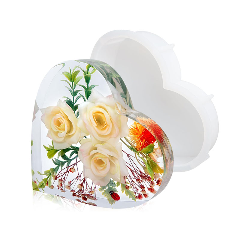 Flower Preservation Resin - Большое сердце, форма для эпоксидной смолы