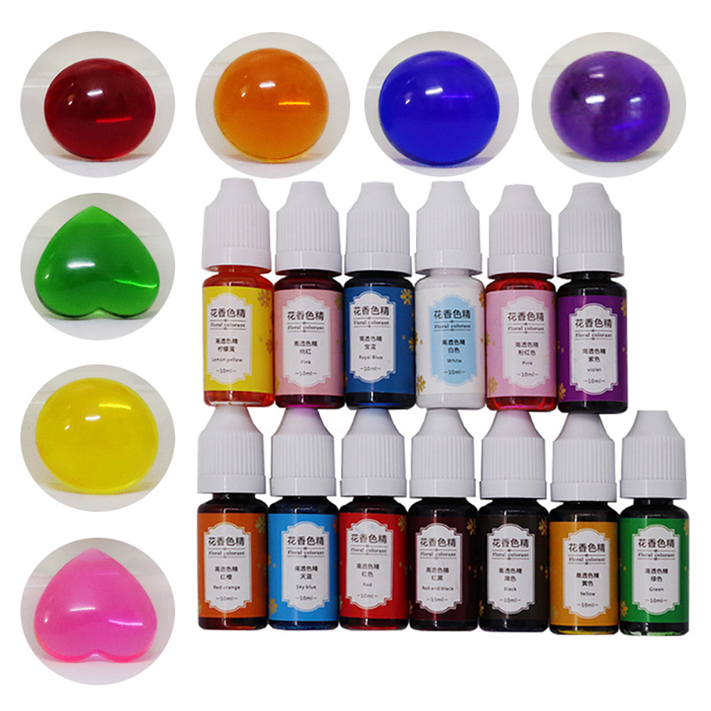 Flower Preservation Resin - Пигмент для эпоксидной смолы, 13 цветов,