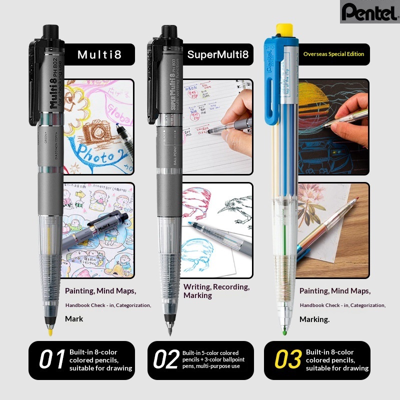 Staedtler Pencil Lumocolor - Оригинальный японский набор механических карандашей Pentel