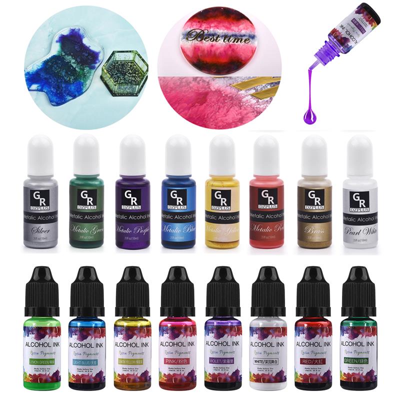 Resin Dye Alcohol - 10 мл/15 мл художественные чернила, спиртовая