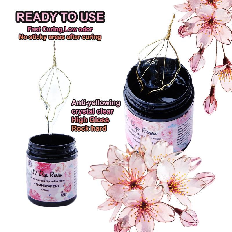 100 мл УФ-клей из смолы для пр – обзор и цена Flower Preservation Resin