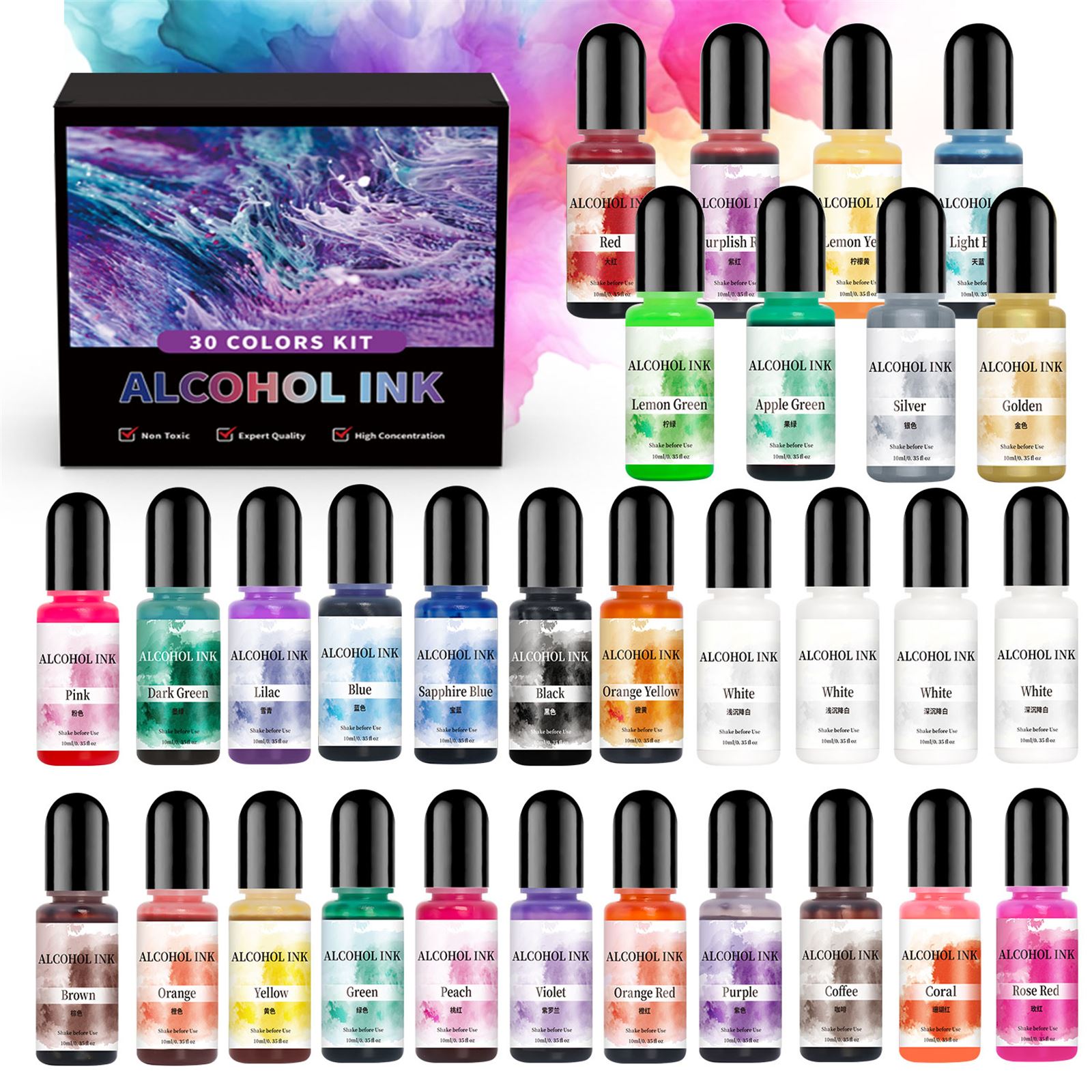 10 мл эссенция смолы спиртовые – обзор и цена Resin Dye Alcohol